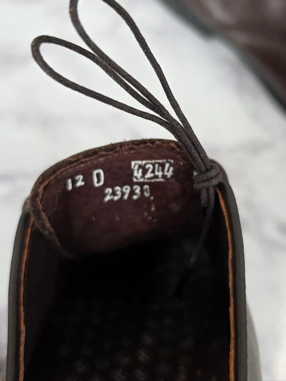 Allen Edmonds Oxford Men's Brown Leather Lace-Up Plain Toe Dress Shoes